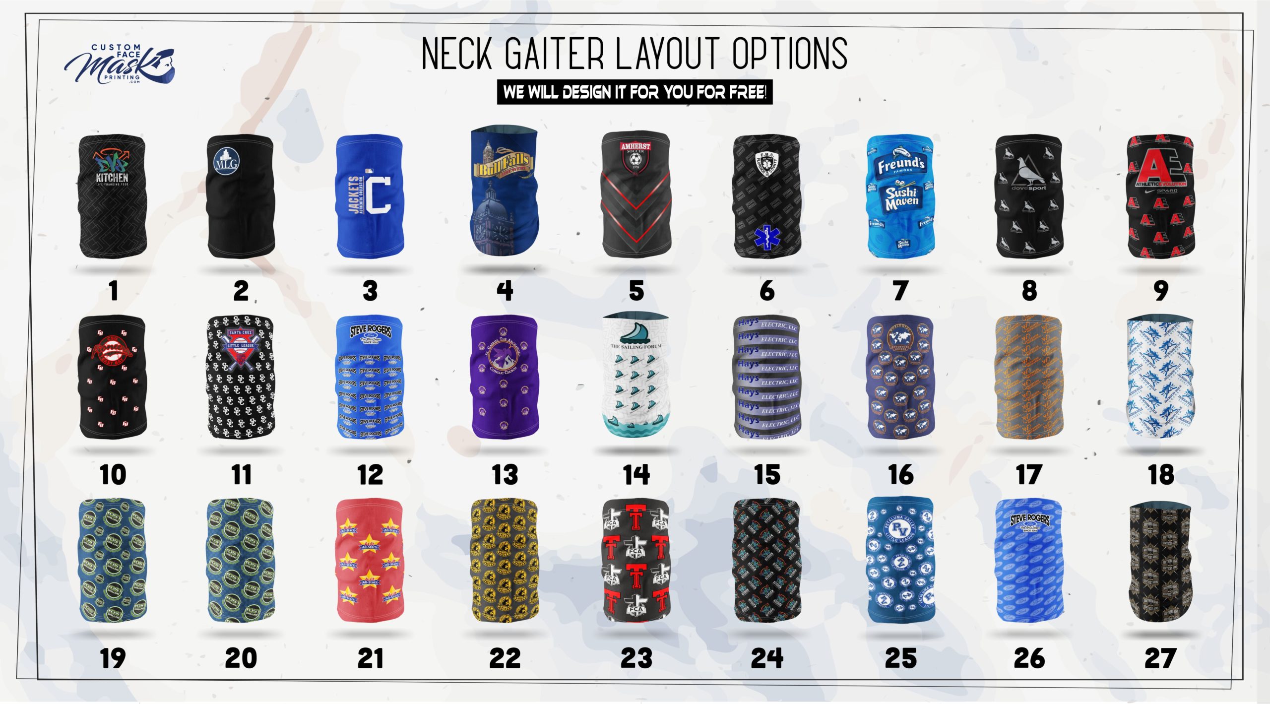 neck gaiter design ideas