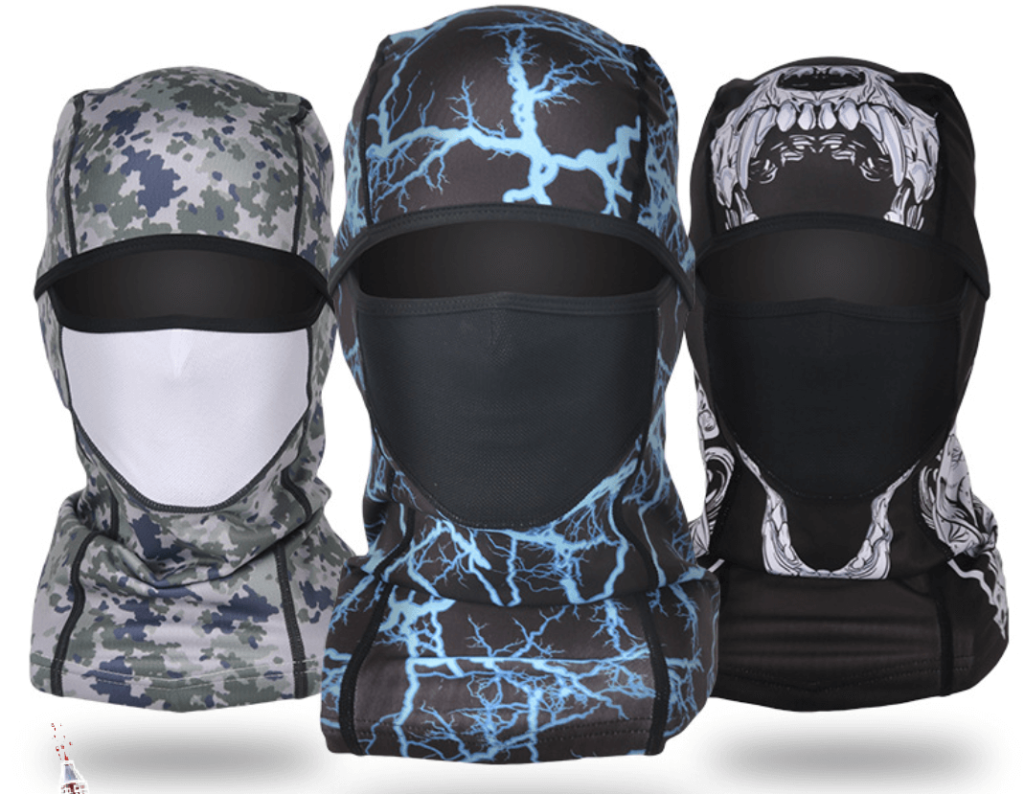 Custom Sublimated Fleece Balaclava Ski Masks Custom Neck Gaiters